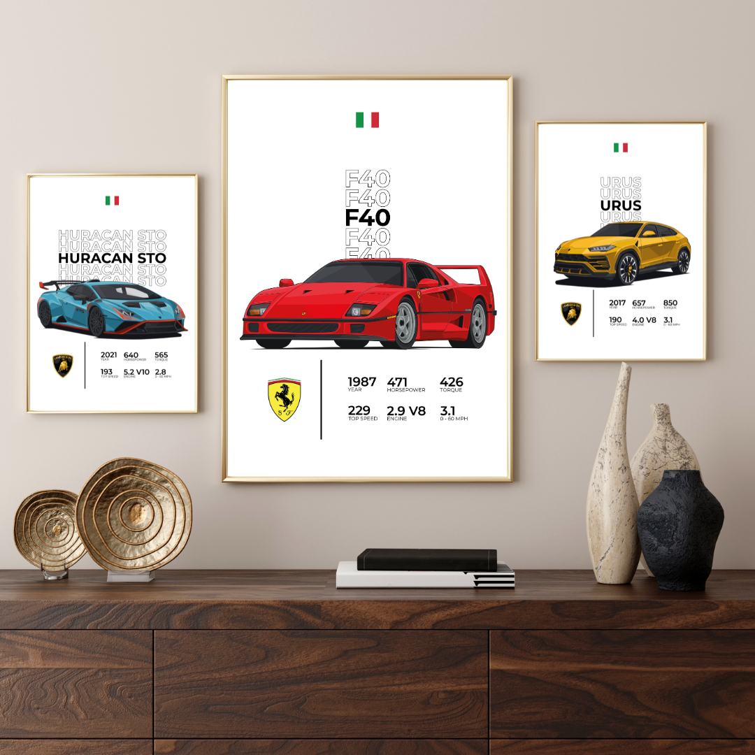 Automotive Collection | PosterStudio