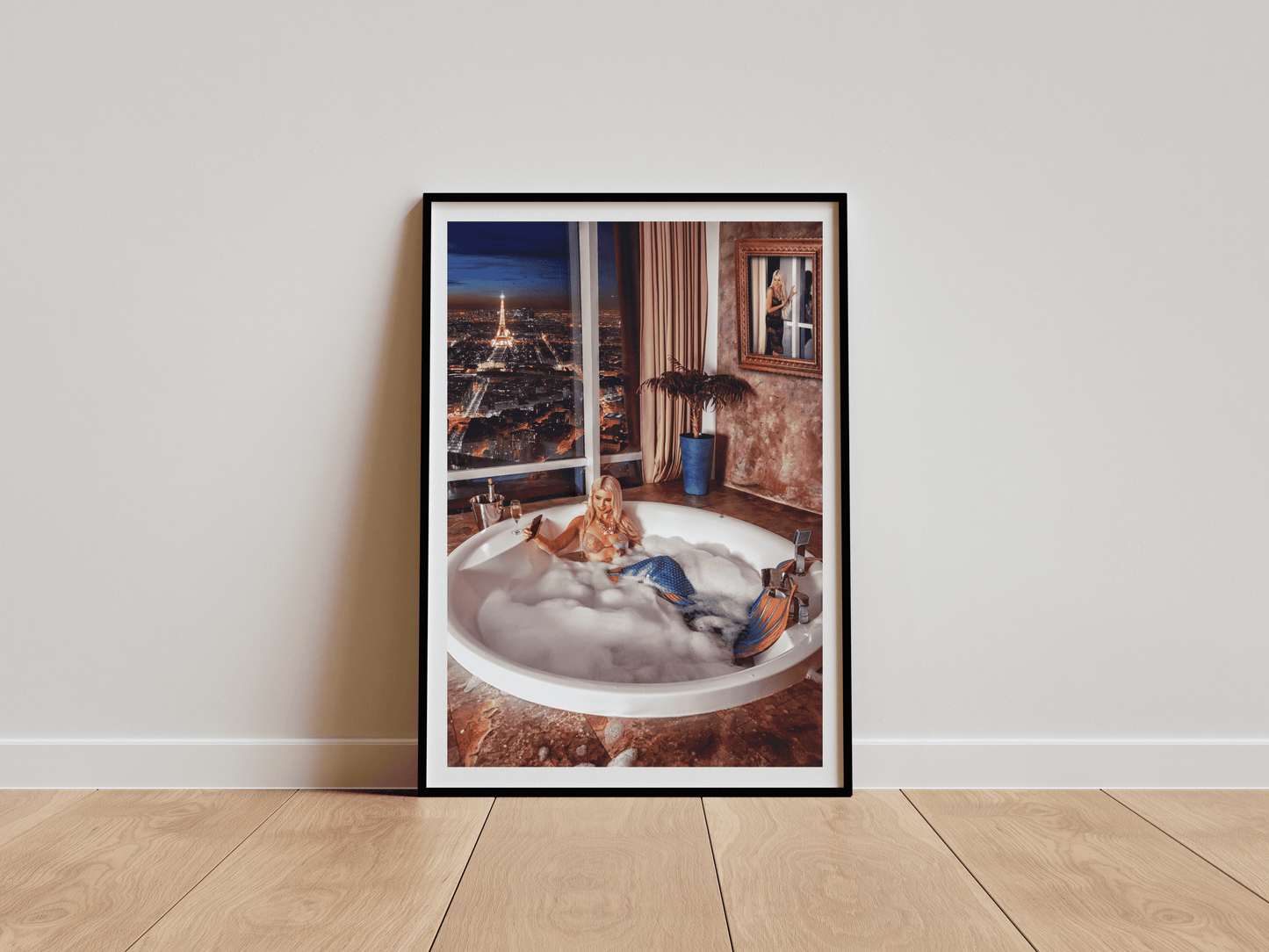 Mermaid Bathing | Luxury Posters